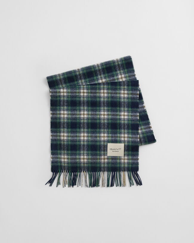 Tartan Cashmere Blend Scarf