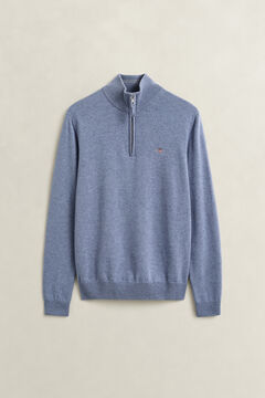 Lambswool Half-Zip Sweater — BLUE HORIZON 1