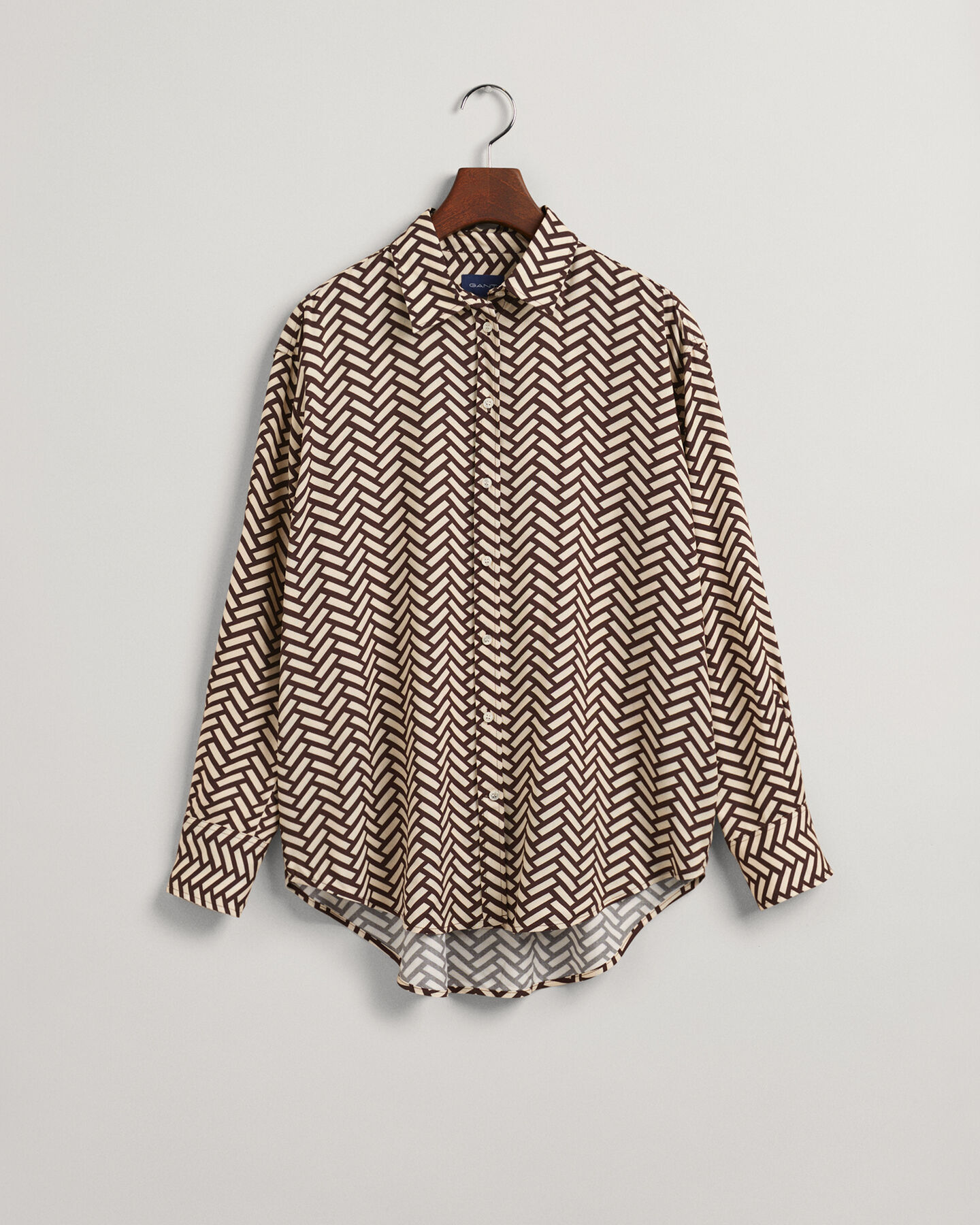 Relaxed Fit Geometric Shirt