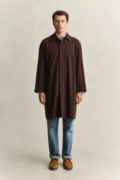 Gant x Yale Car Coat — BLACK BROWN 5