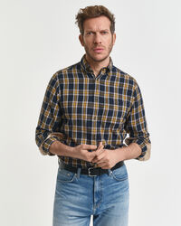 Regular Fit Checked Windblown Flannel Shirt