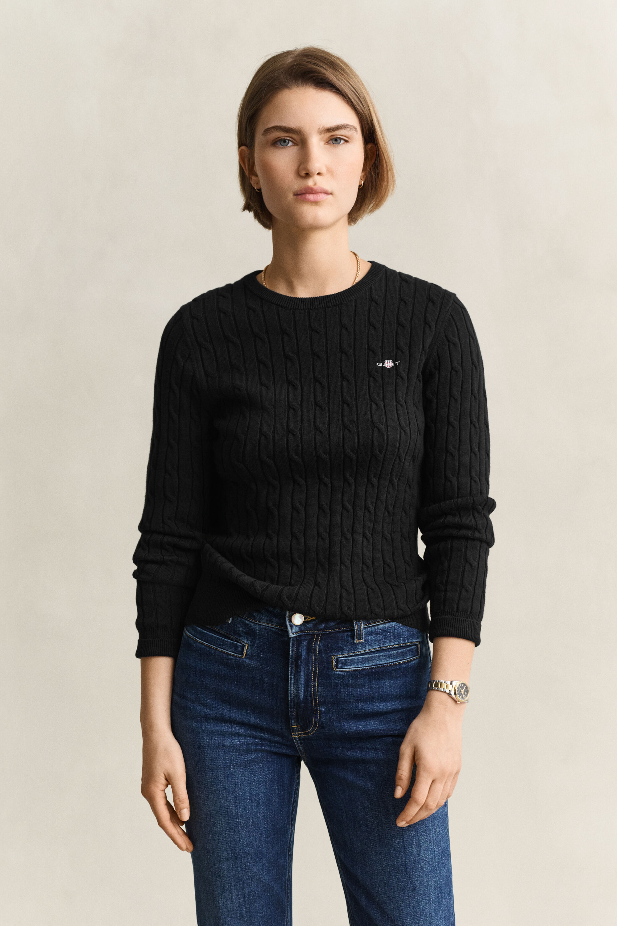 Classic Cable Knit Sweater