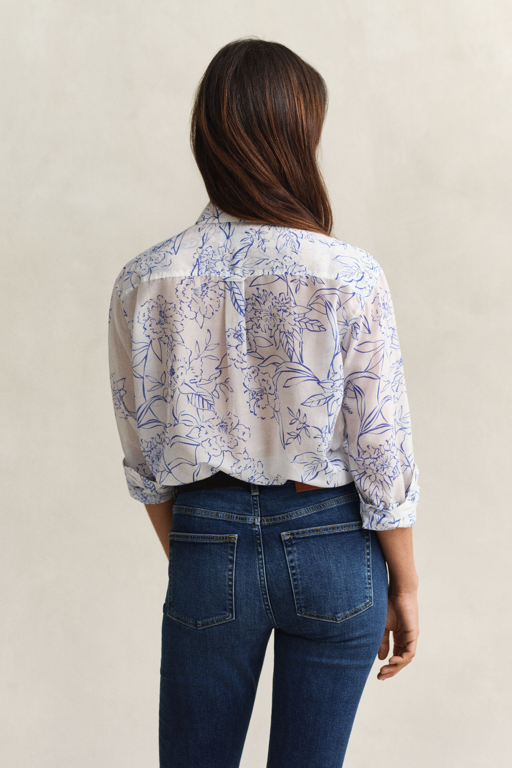 Floral Cotton Silk Shirt