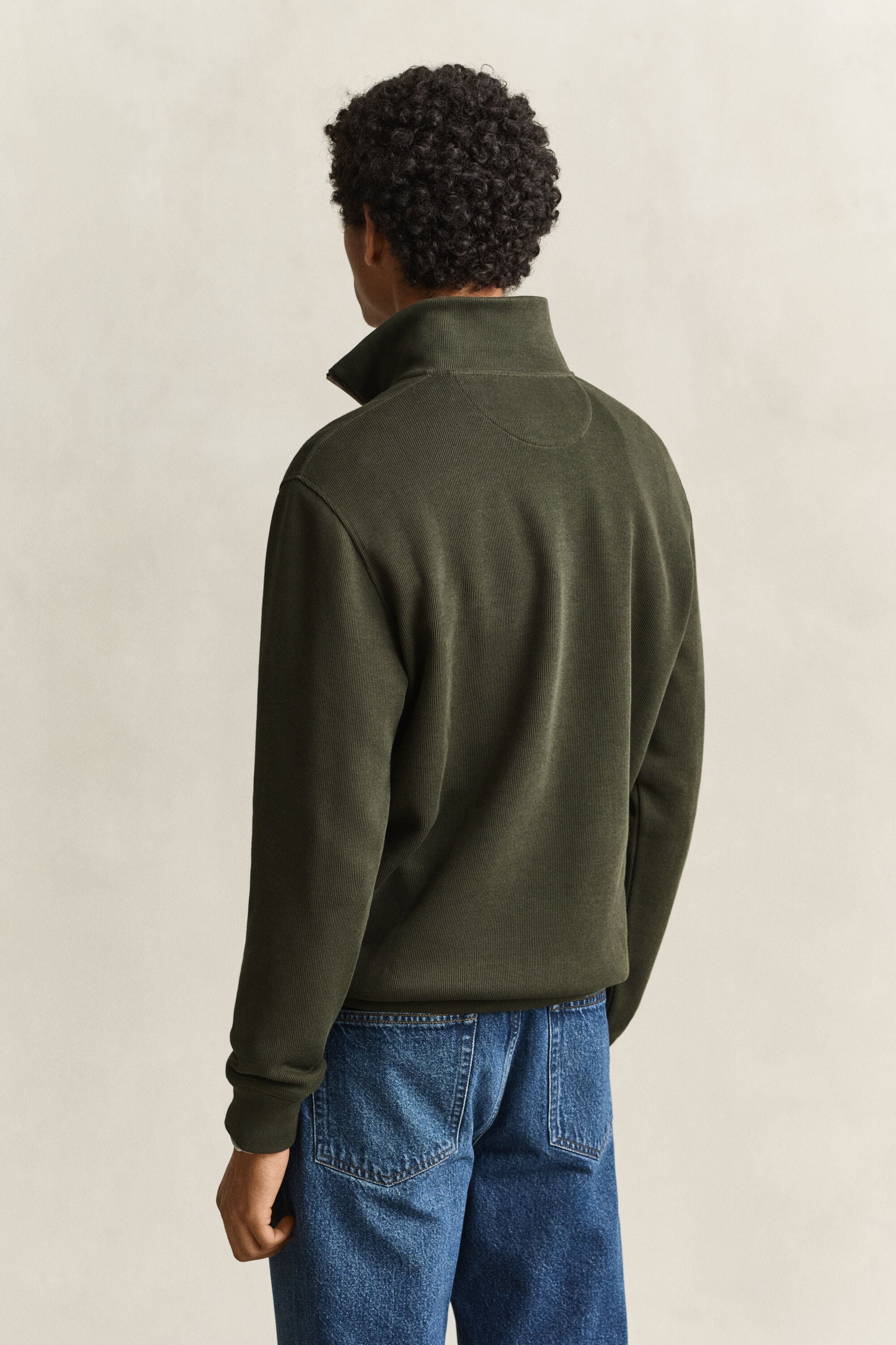Sacker Rib Half-Zip Sweatshirt
