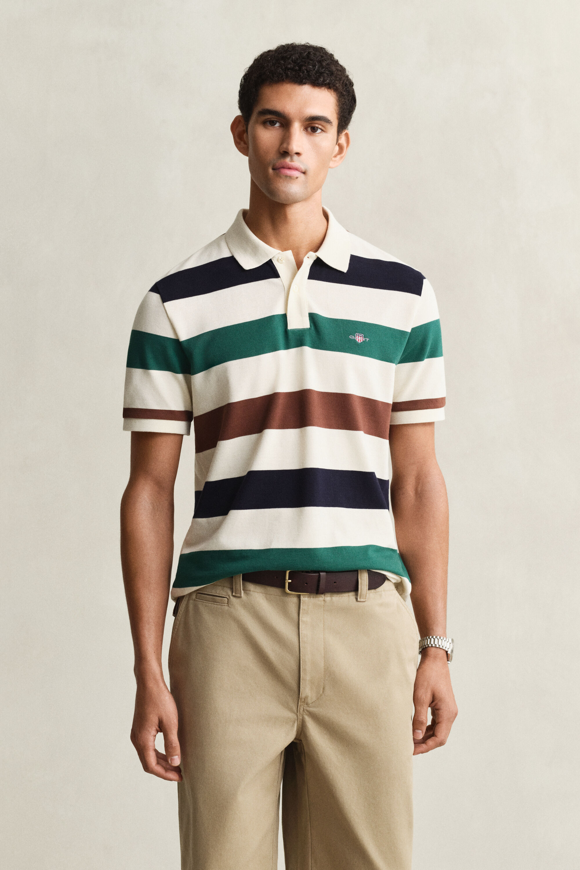 Striped Polo Shirt