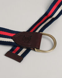 Striped Webbing Belt