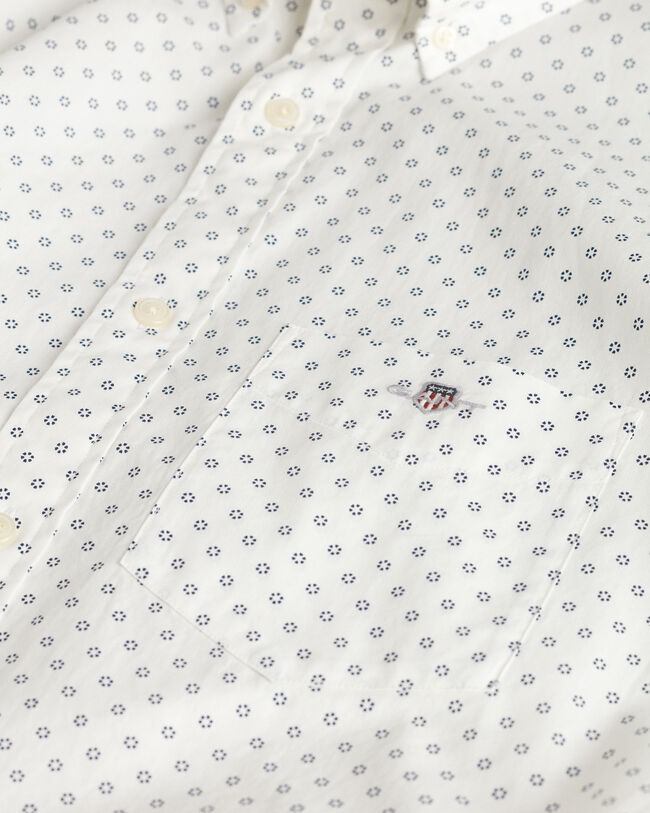 Regular Fit Micro Print Shirt