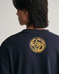 Dragon Crest Crew Neck Sweatshirt