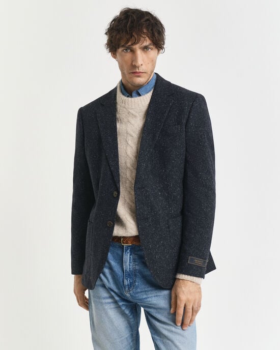 Slim Fit Donegal Suit Jacket