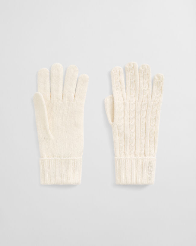 Wool Cable Gloves
