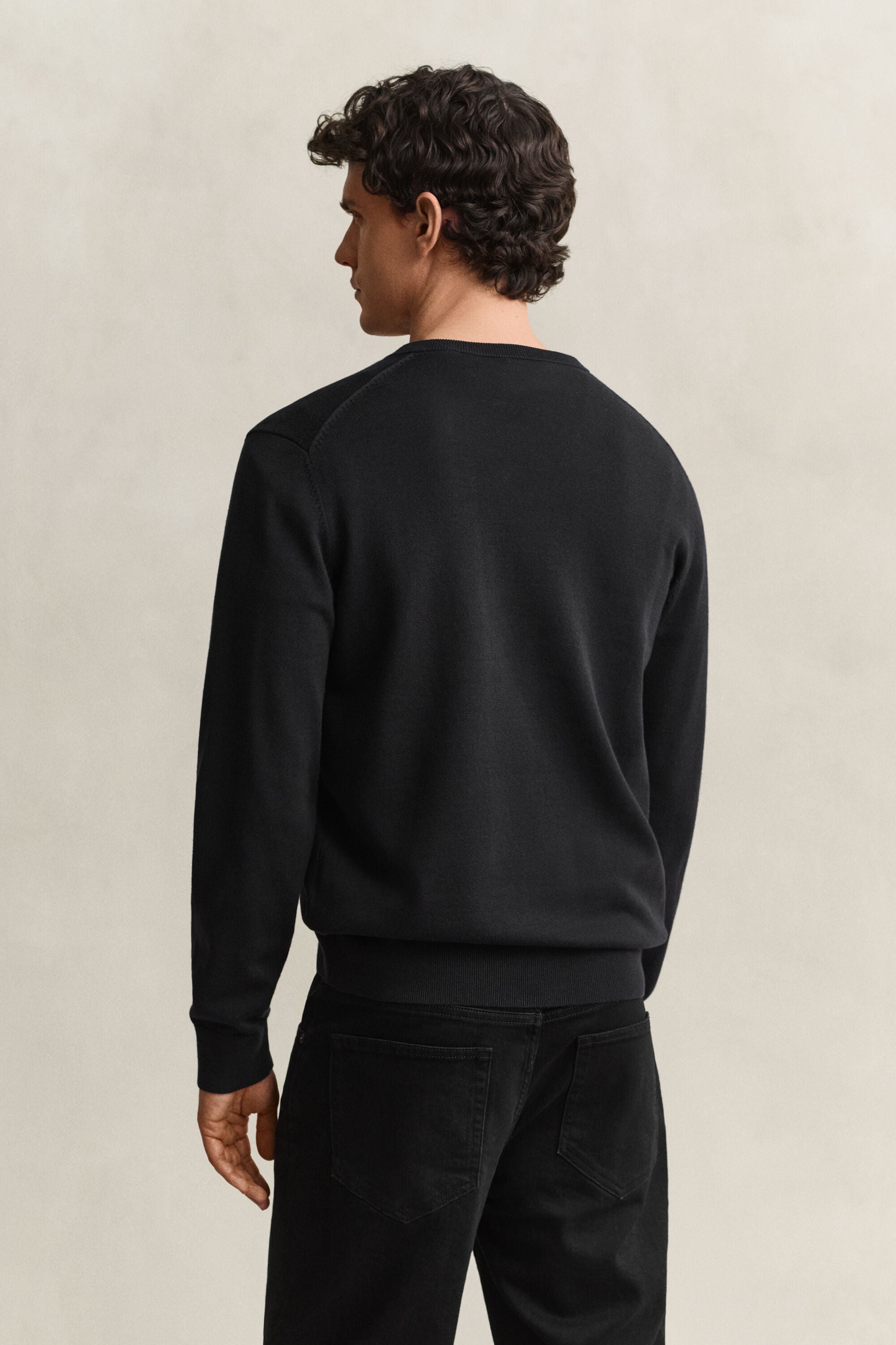 Classic Cotton V-Neck Sweater