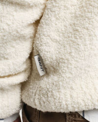 Wool Boucl&eacute; Crew Neck Sweater