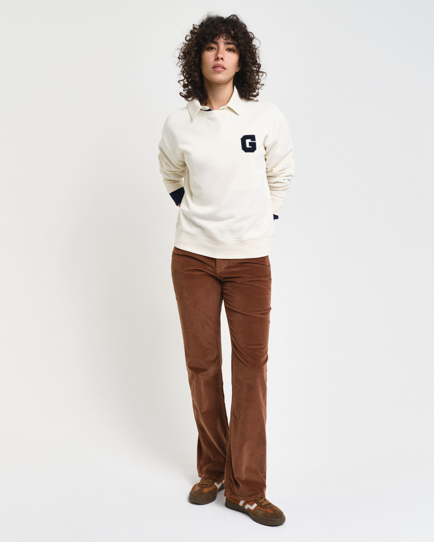 G Badge Crew Neck Sweatshirt