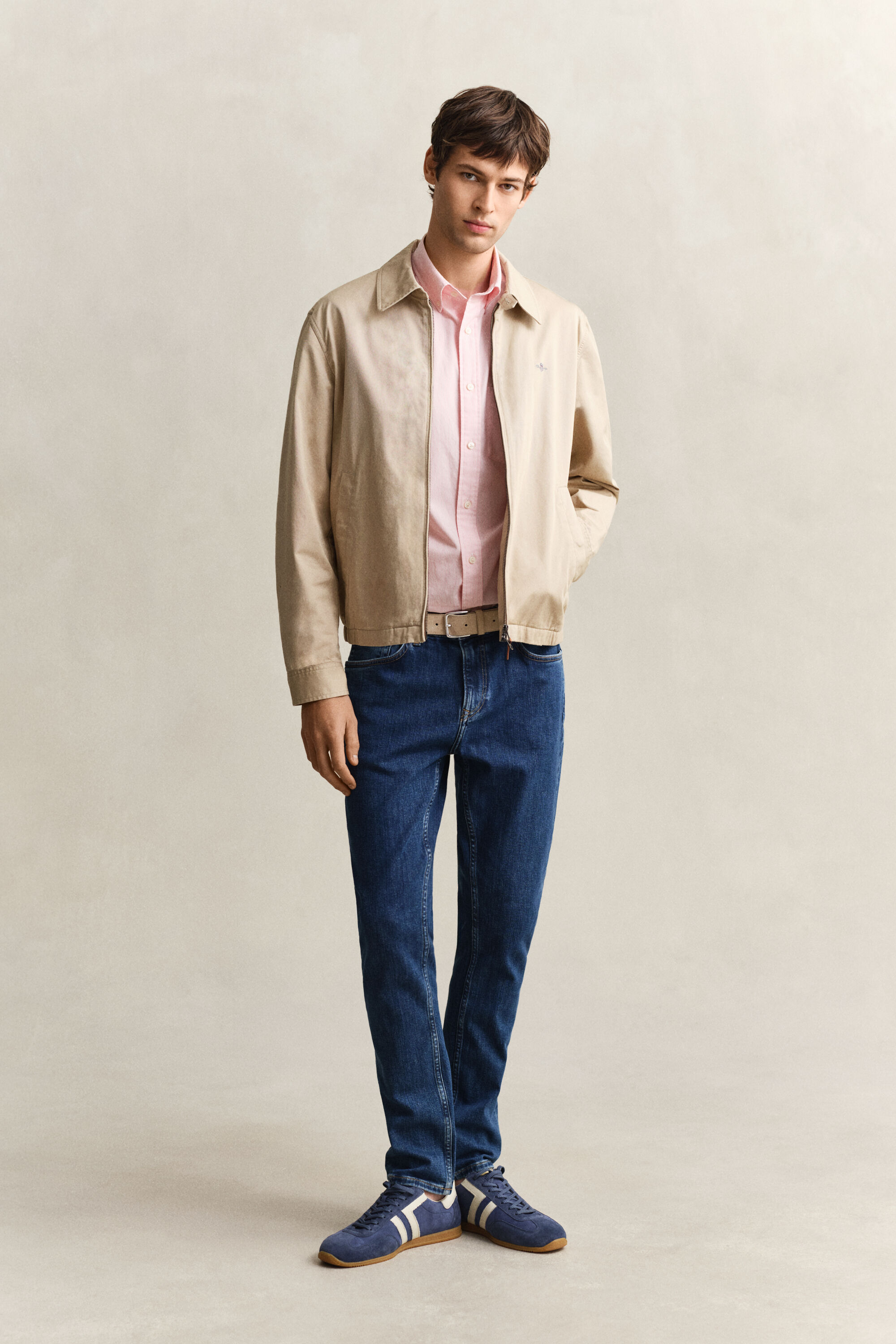 Banker Stripe Classic Poplin Shirt