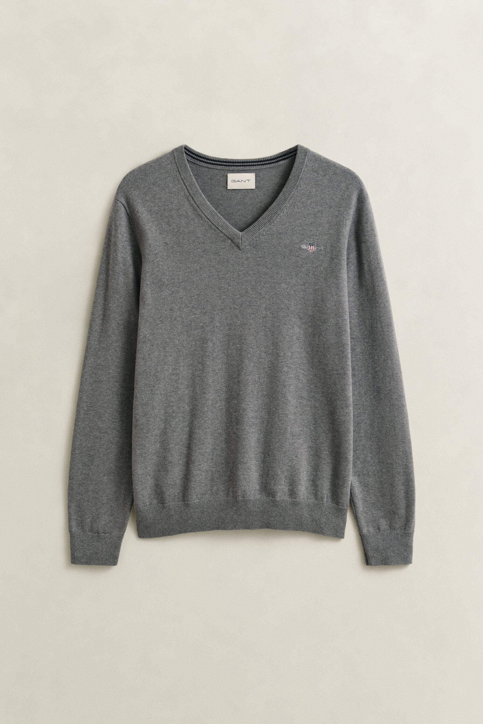 Classic Cotton V-Neck Sweater