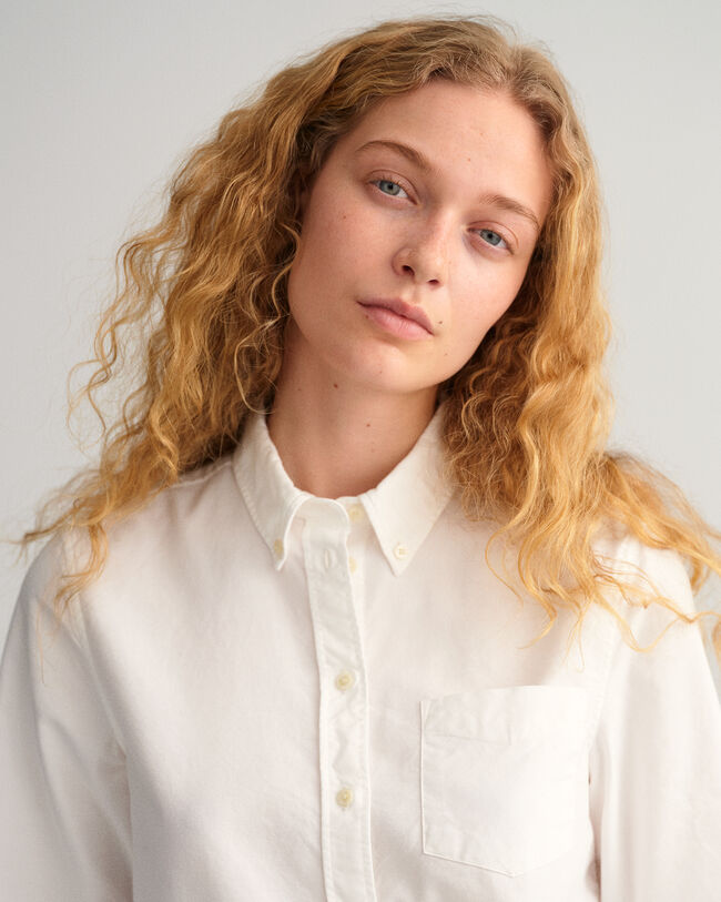 Regular Fit Garment-Dyed Oxford Shirt