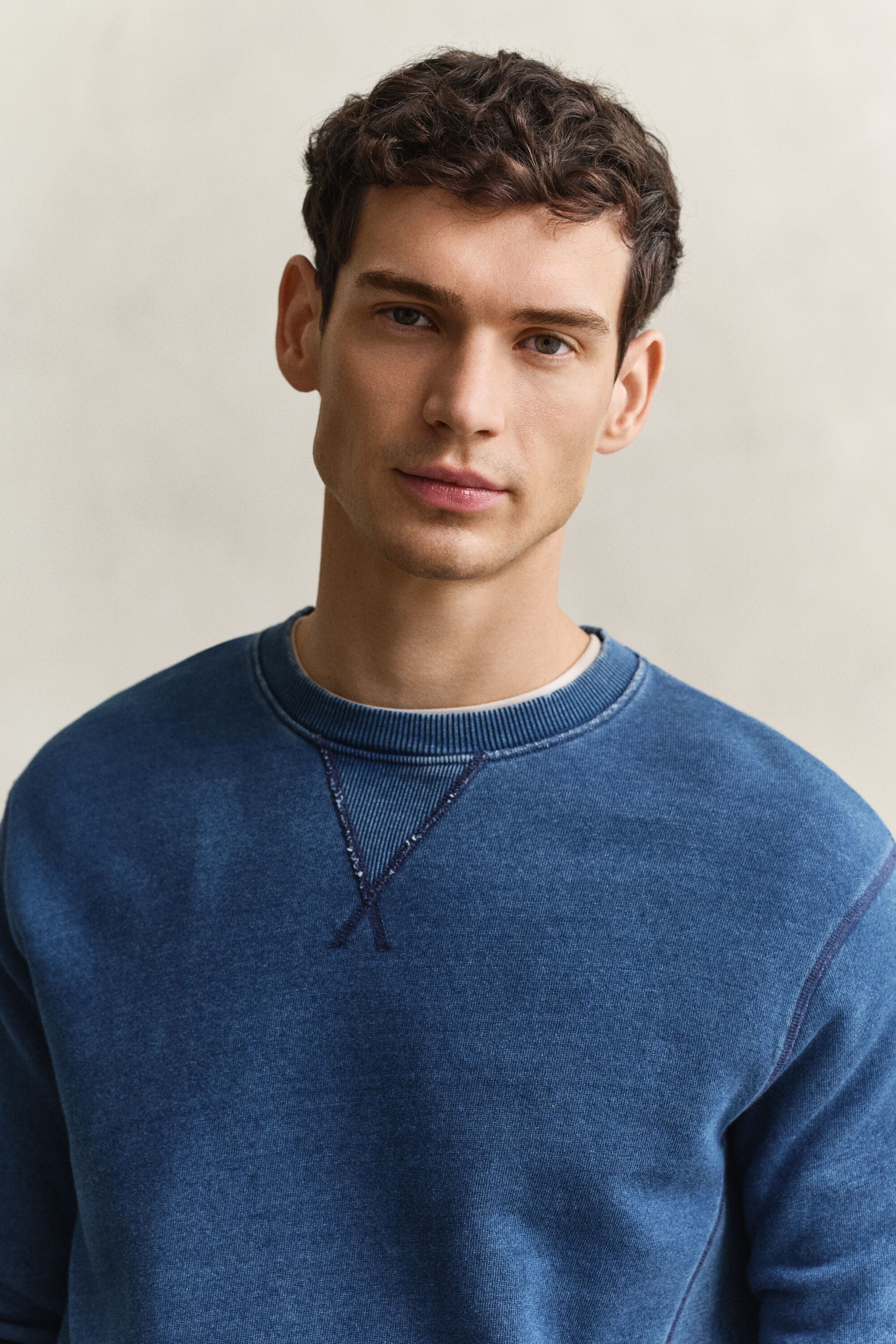 Indigo Crew Neck Sweatshirt