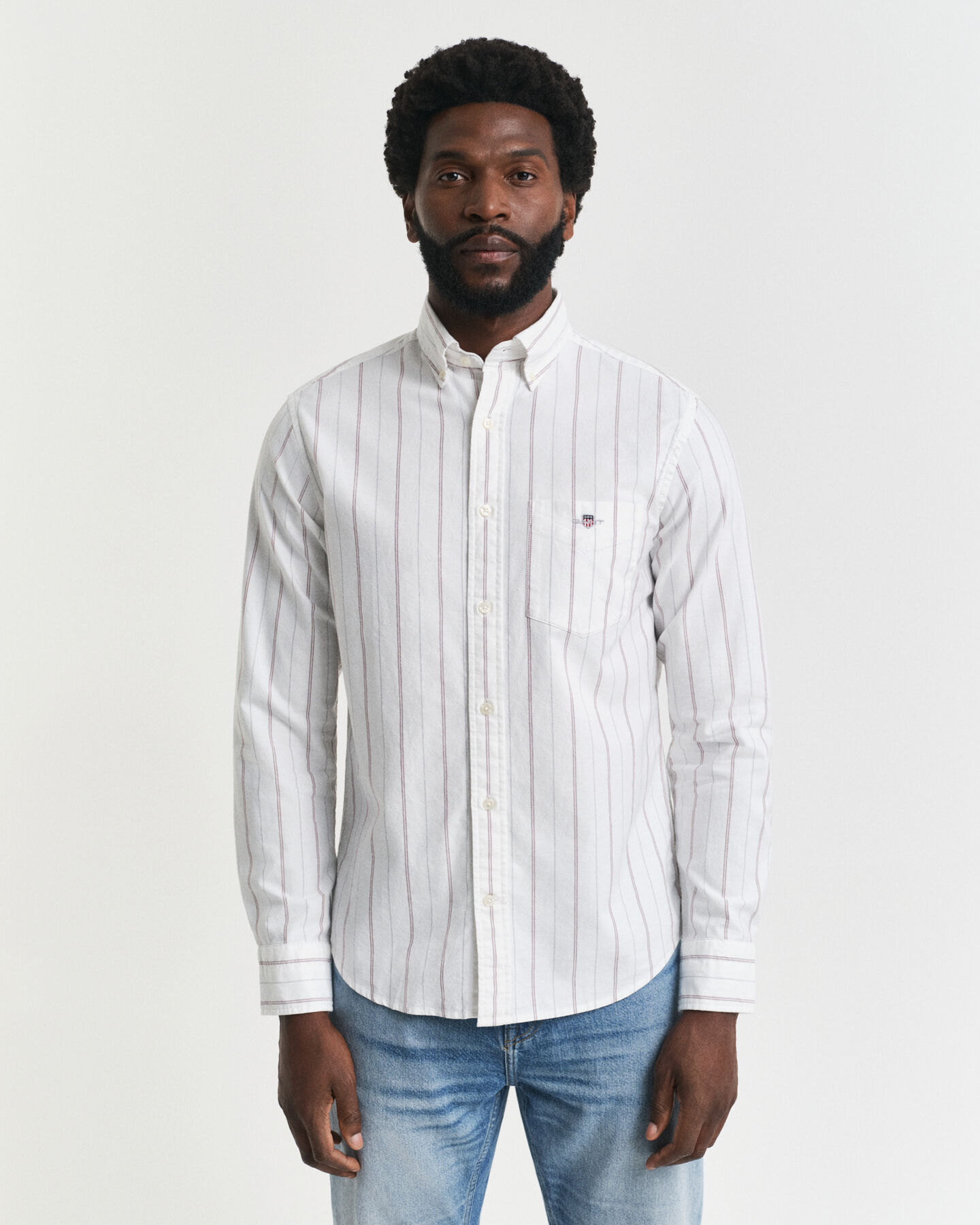 Regular Fit Striped Classic Oxford Shirt
