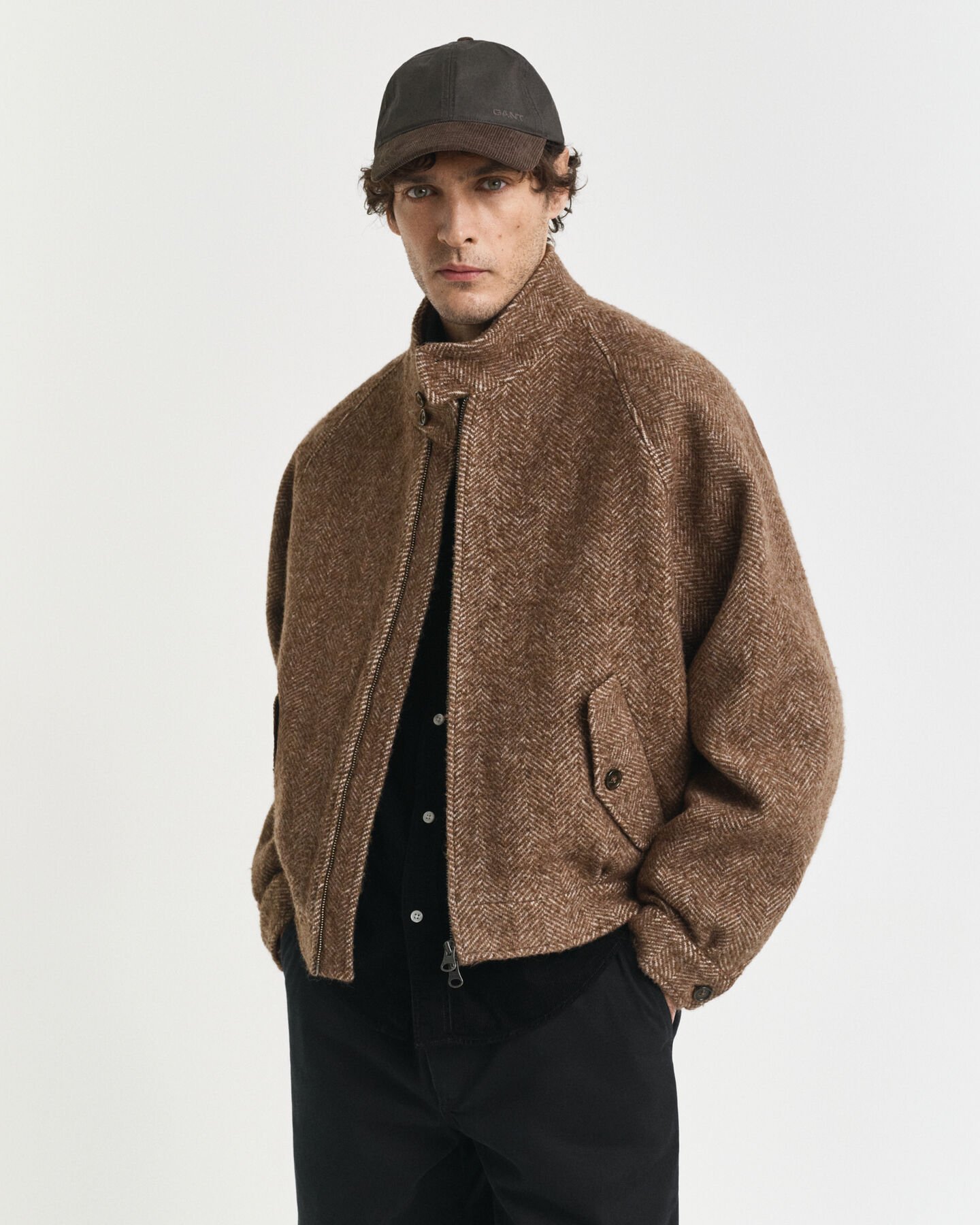 Wool Harrington Jacket