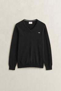 Classic Cotton V-Neck Sweater