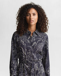 Floral Print Shirt Dress