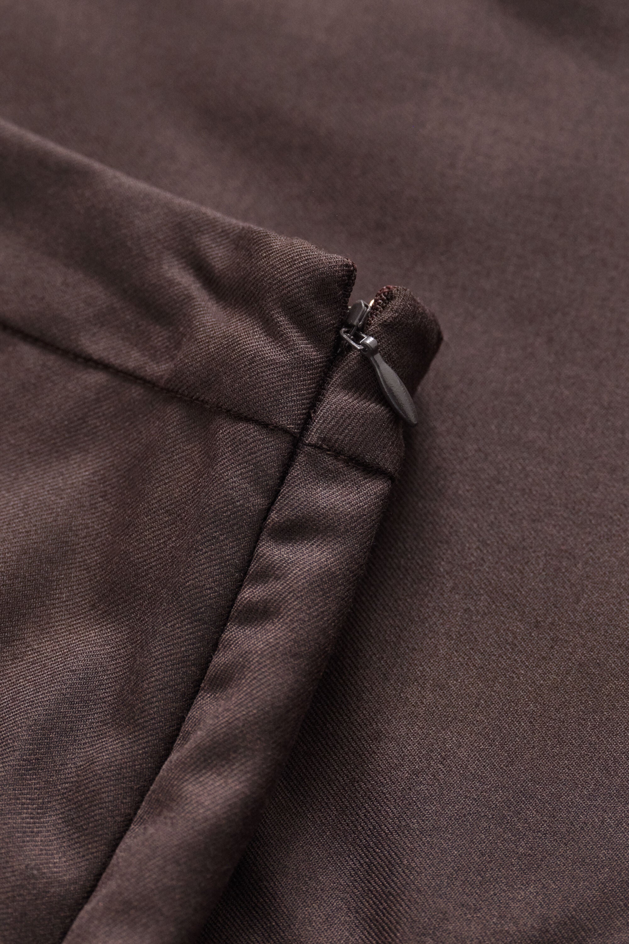 Wool Blend Pencil Skirt