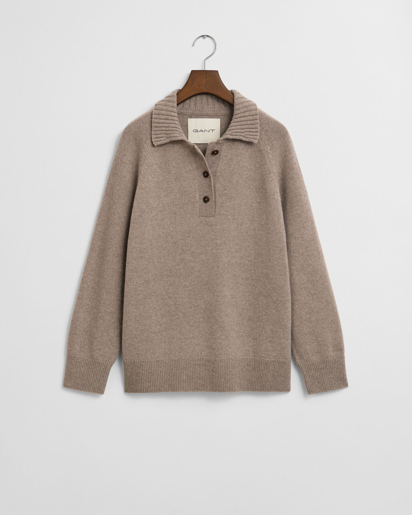 Knitted Wool Cashmere Blend Rugger