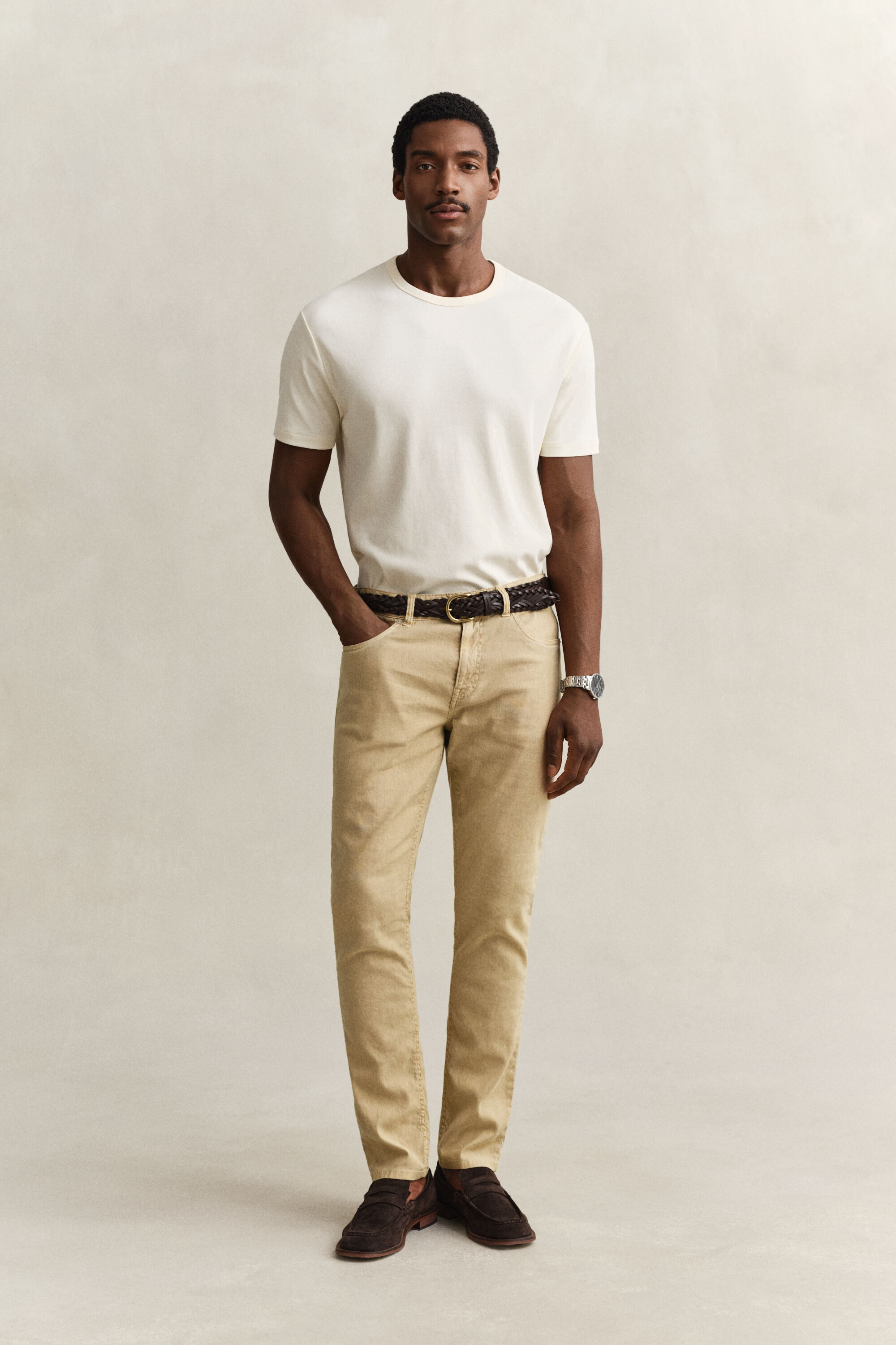Linen Blend Jeans
