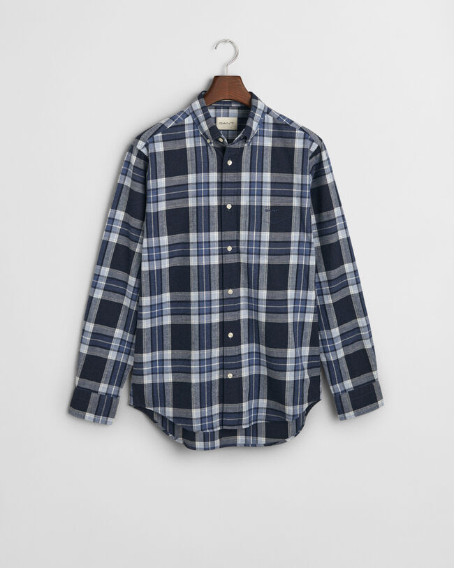 Regular Fit Tartan Melange Checked Shirt