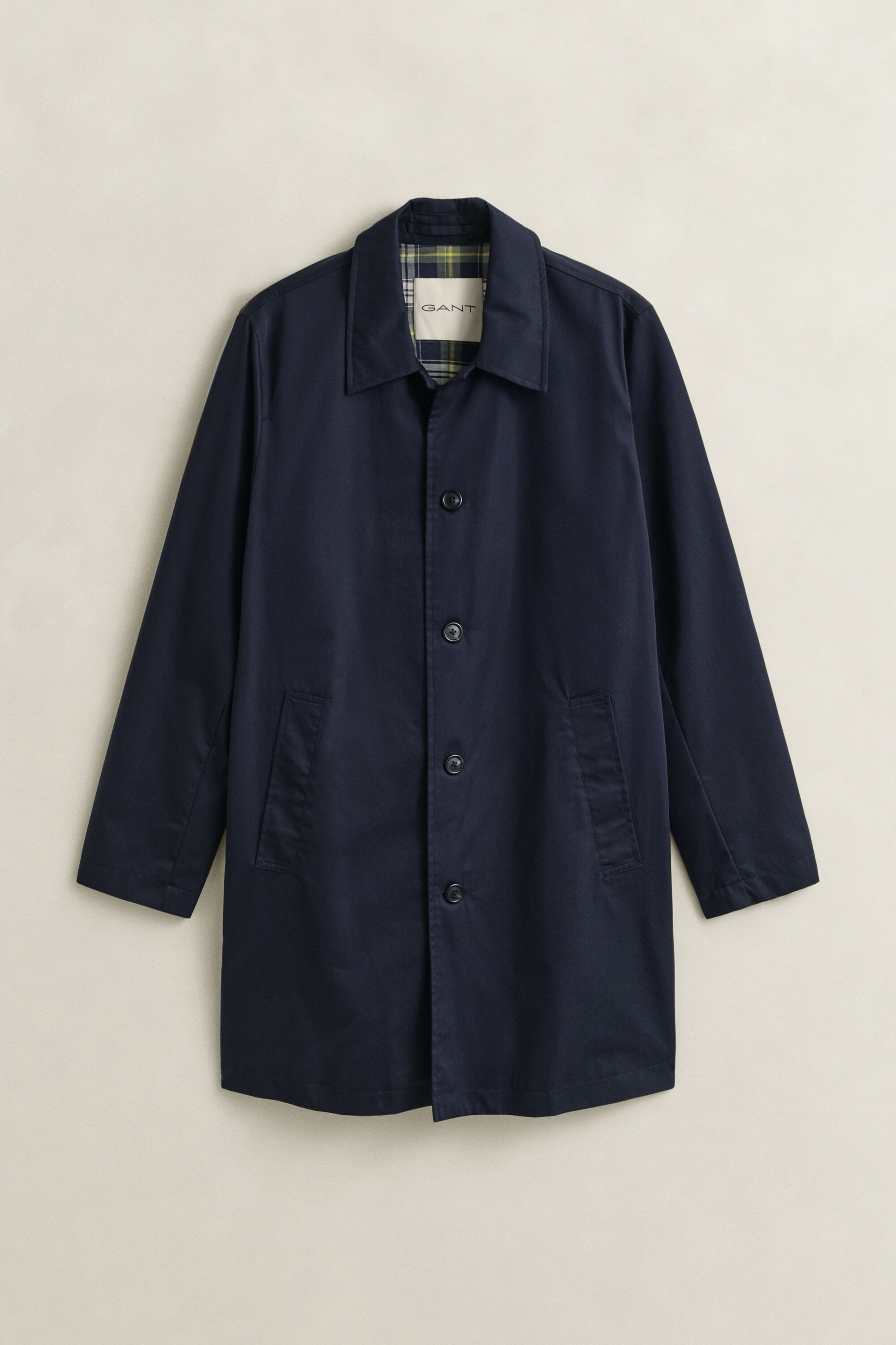 Cotton Blend Car Coat
