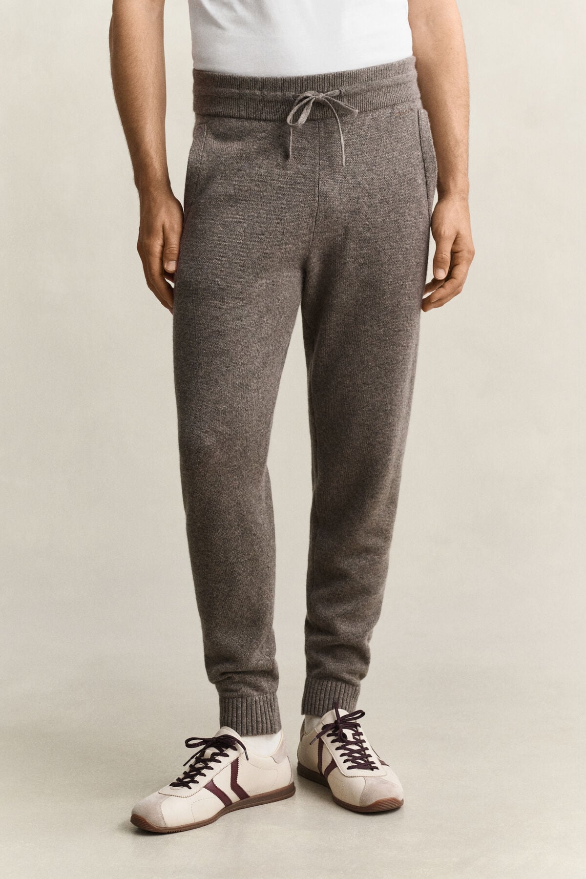 Cashmere Pants — STONE MELANGE