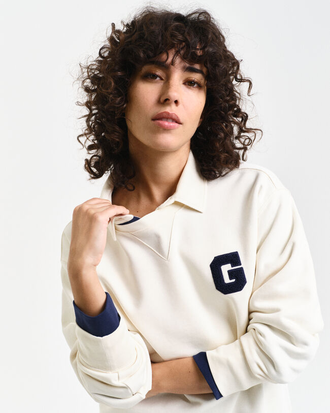 G Badge Crew Neck Sweatshirt