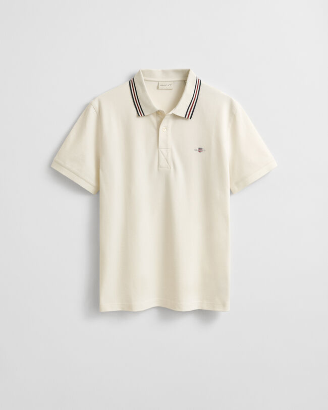 Tipped Collar Polo Shirt