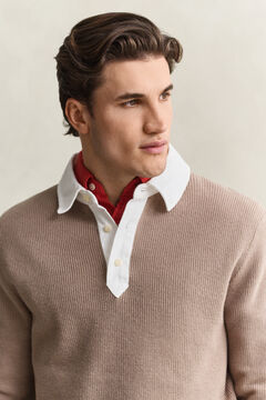 Cotton Merino Rugger — MIST TAUPE 3