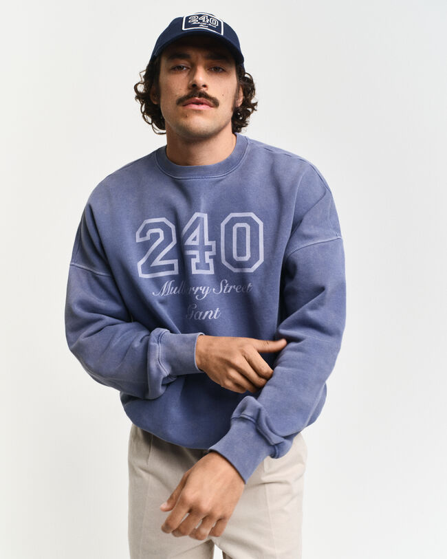 Vintage Washed Crew Neck Sweatshirt