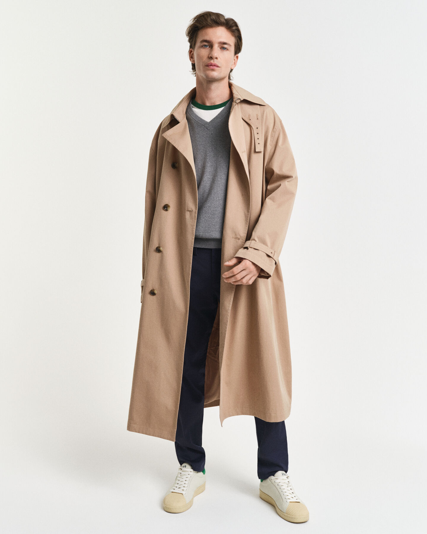 Classic Cotton V-Neck Sweater