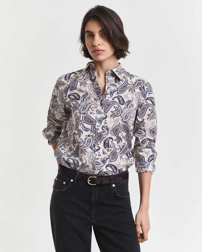 Paisley Cotton Voile Shirt