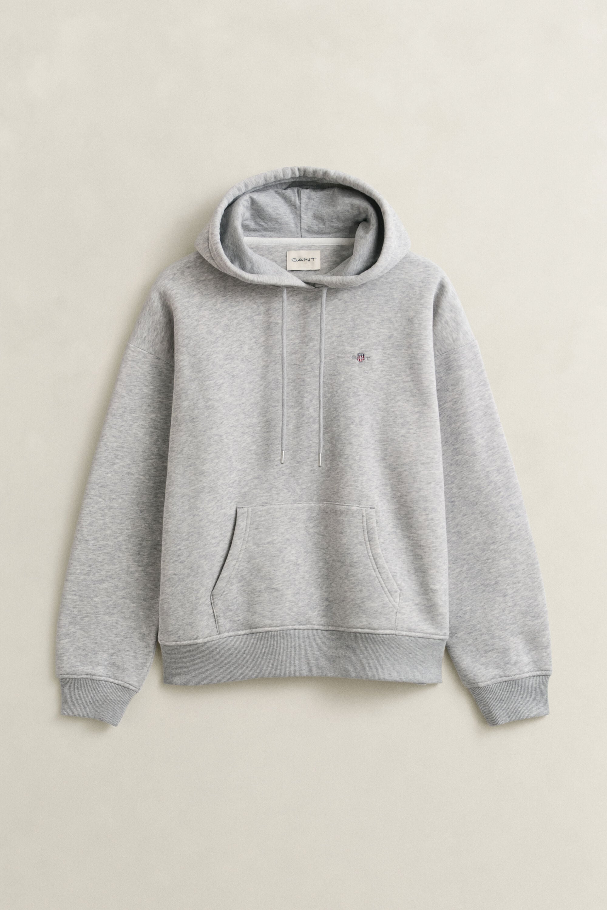 Shield Hoodie — LIGHT GREY MELANGE