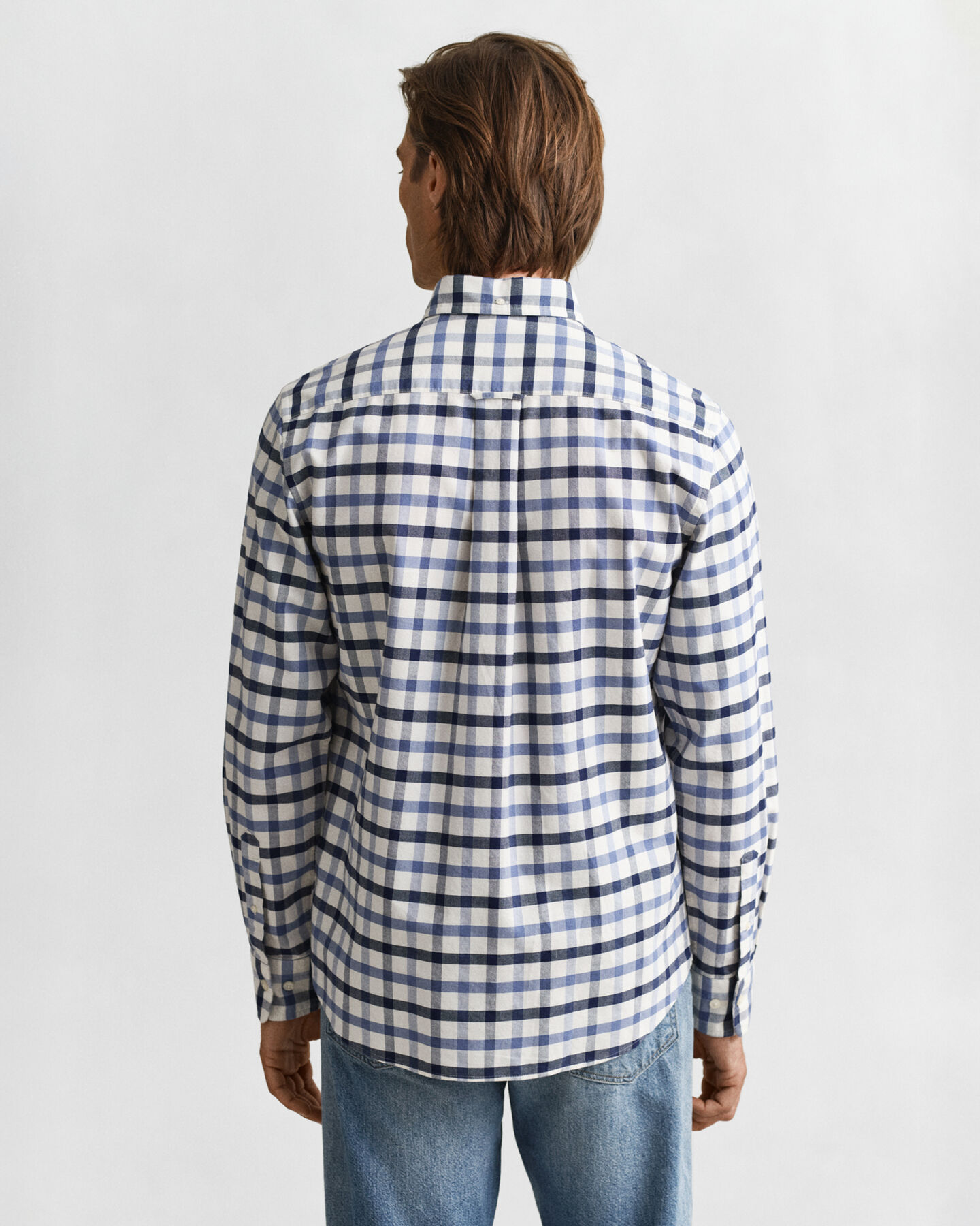 Regular Fit Checked Oxford Shirt