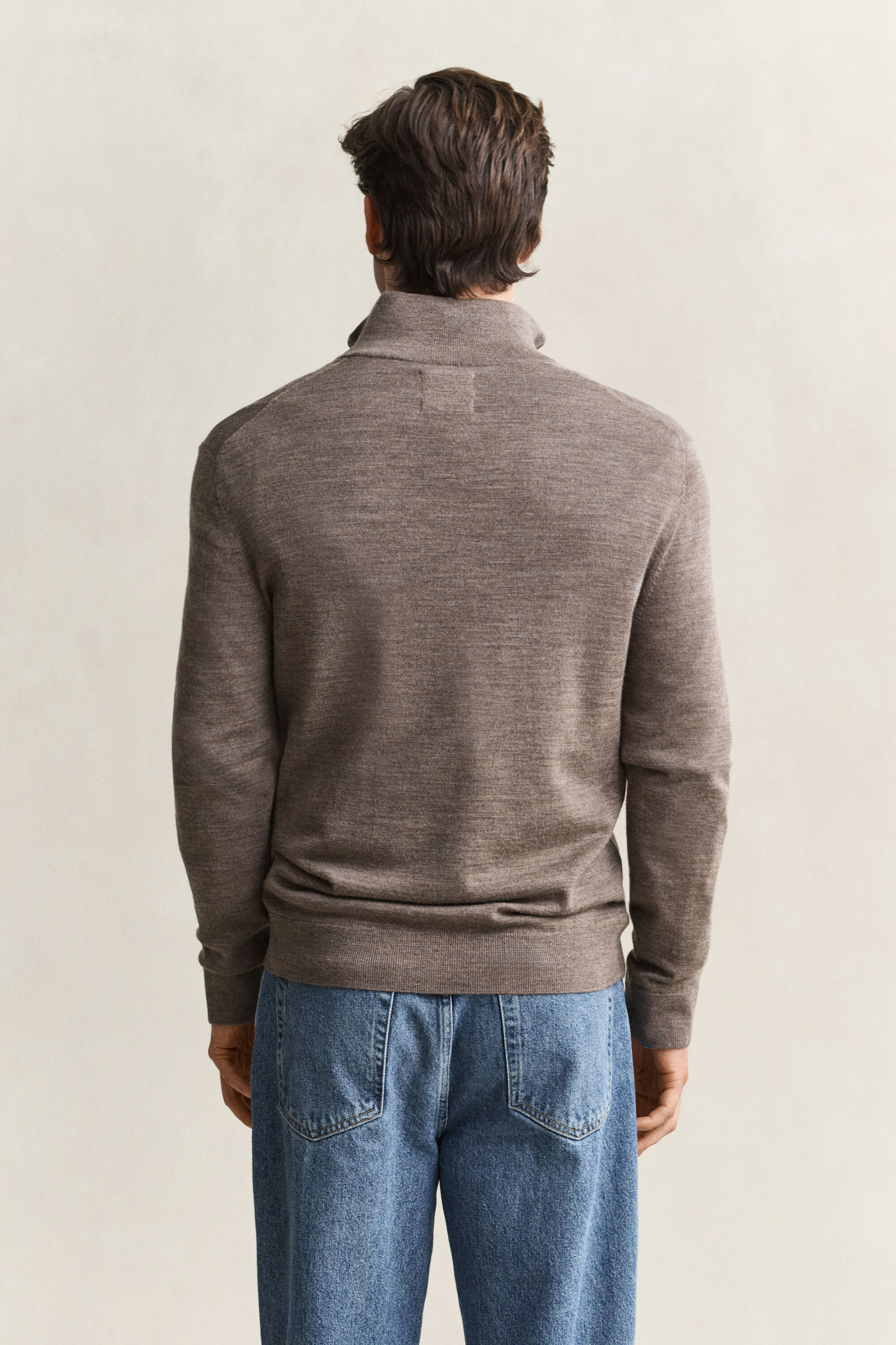 Merino Wool Half-Zip Sweater