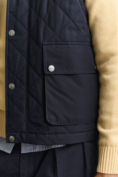 Quilted Vest — EVENING BLUE 4