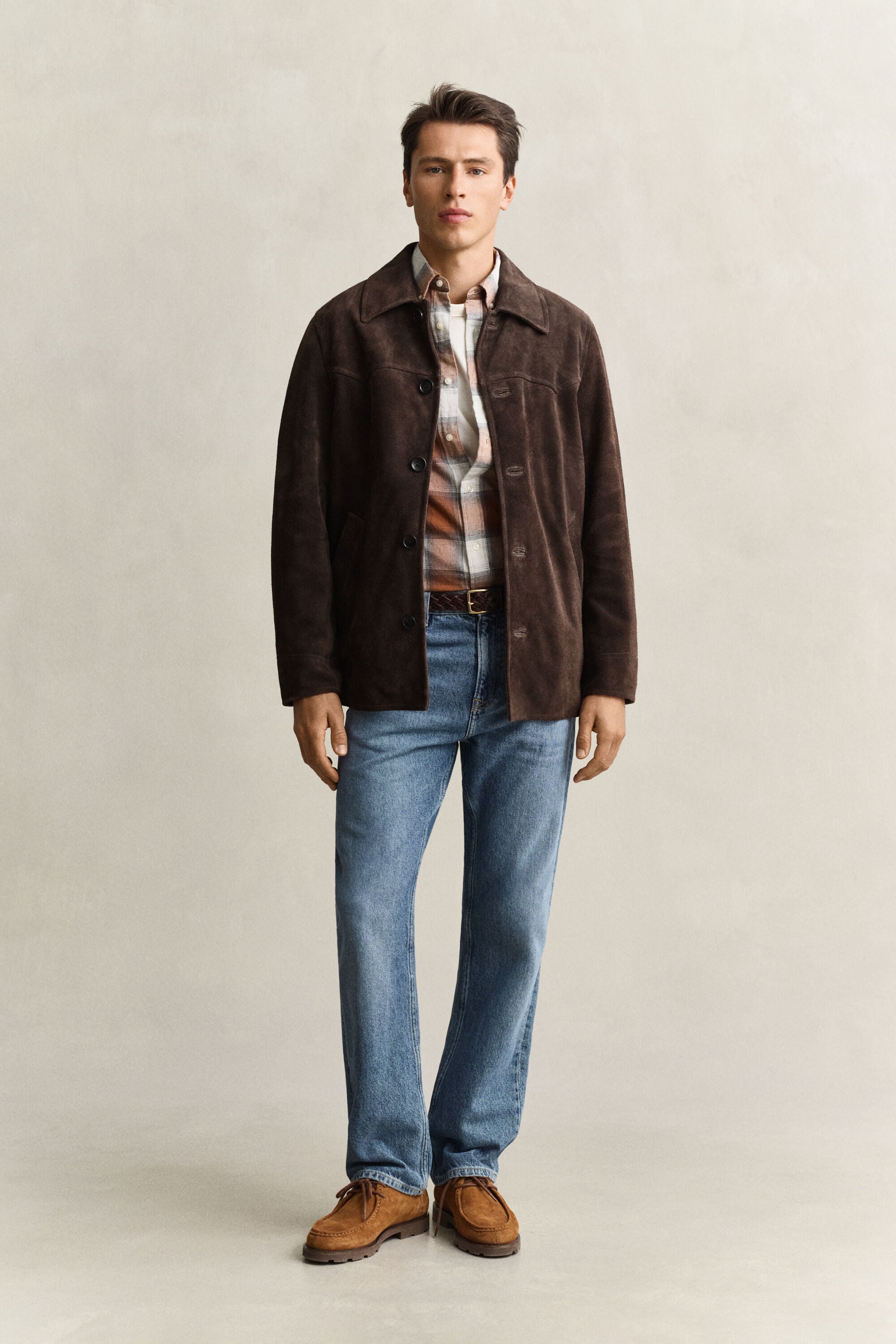 Checked Windblown Flannel Shirt