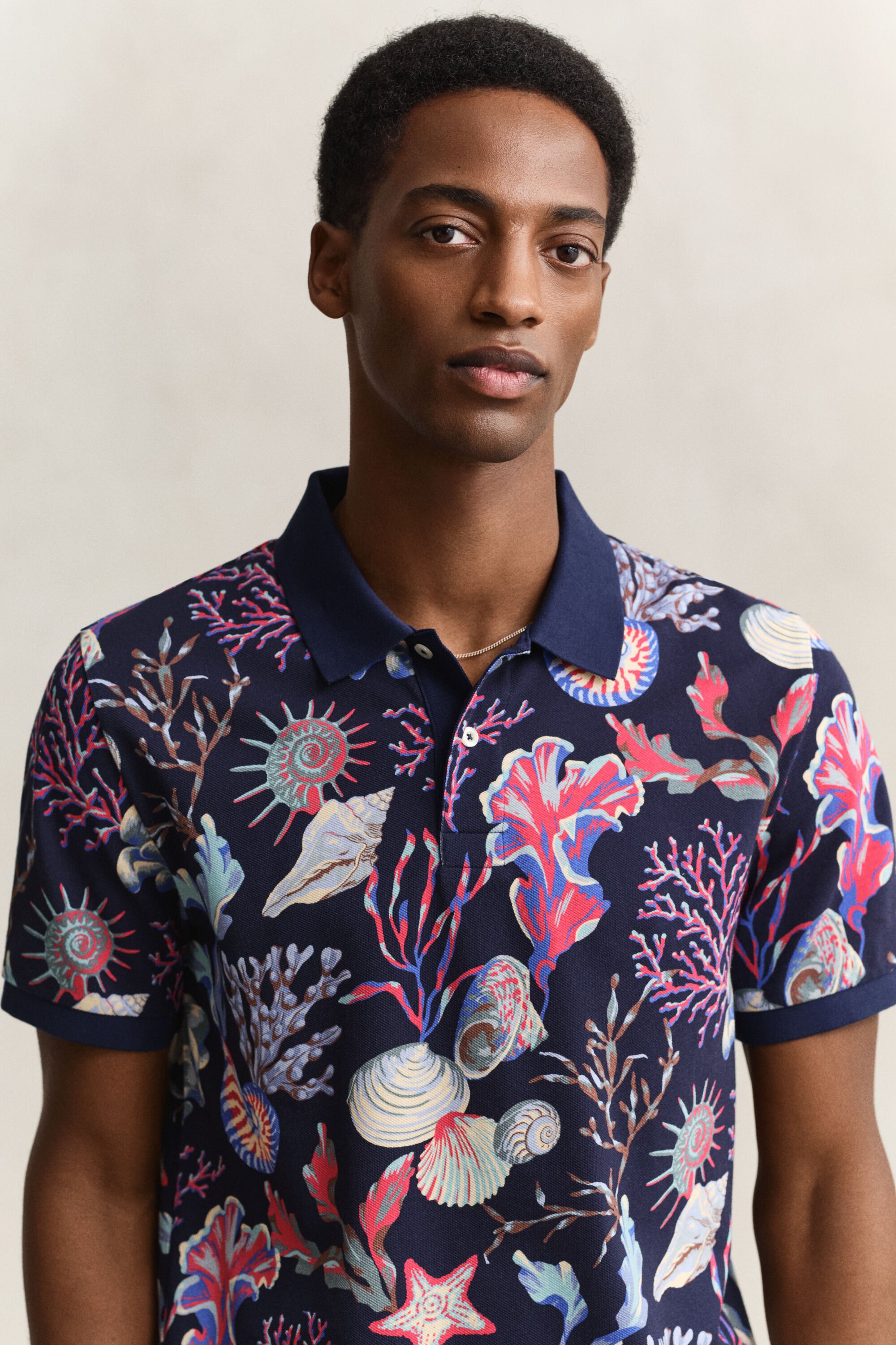 Printed Polo Shirt