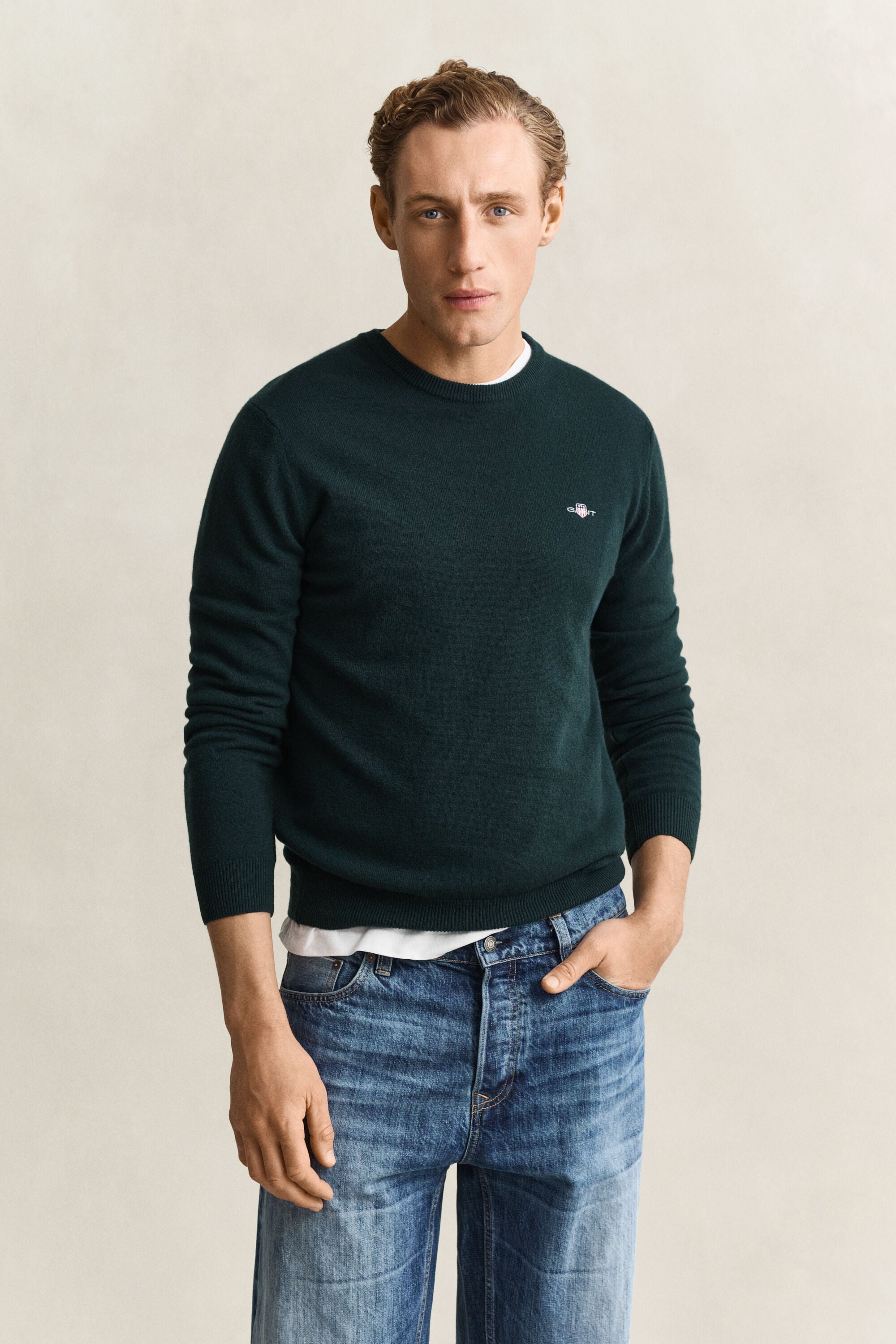 Lambswool Crew Neck Sweater