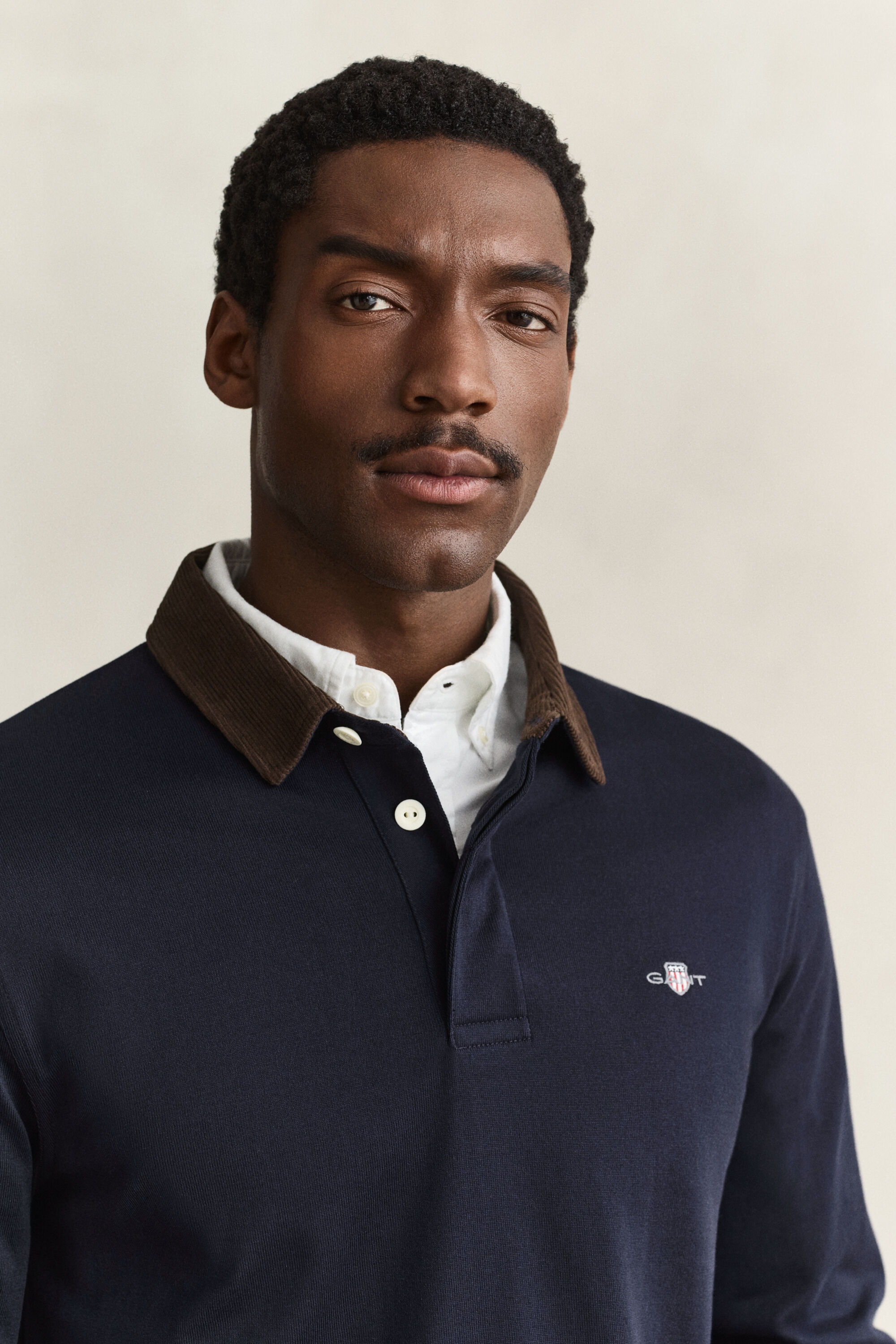 Corduroy Collar Rugger