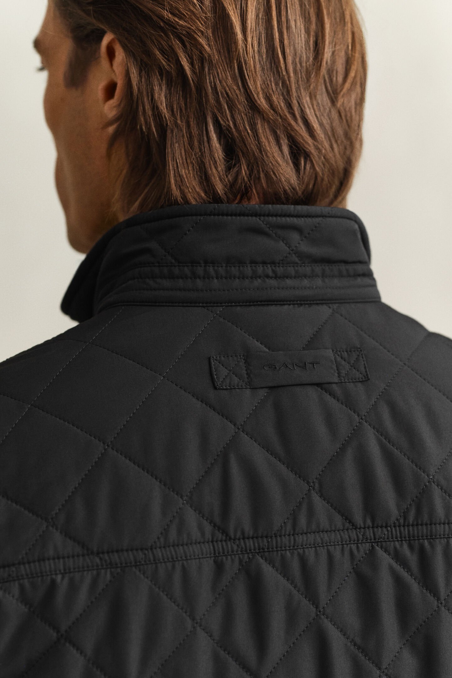 Quilted Windcheater Mid-Length Jacket