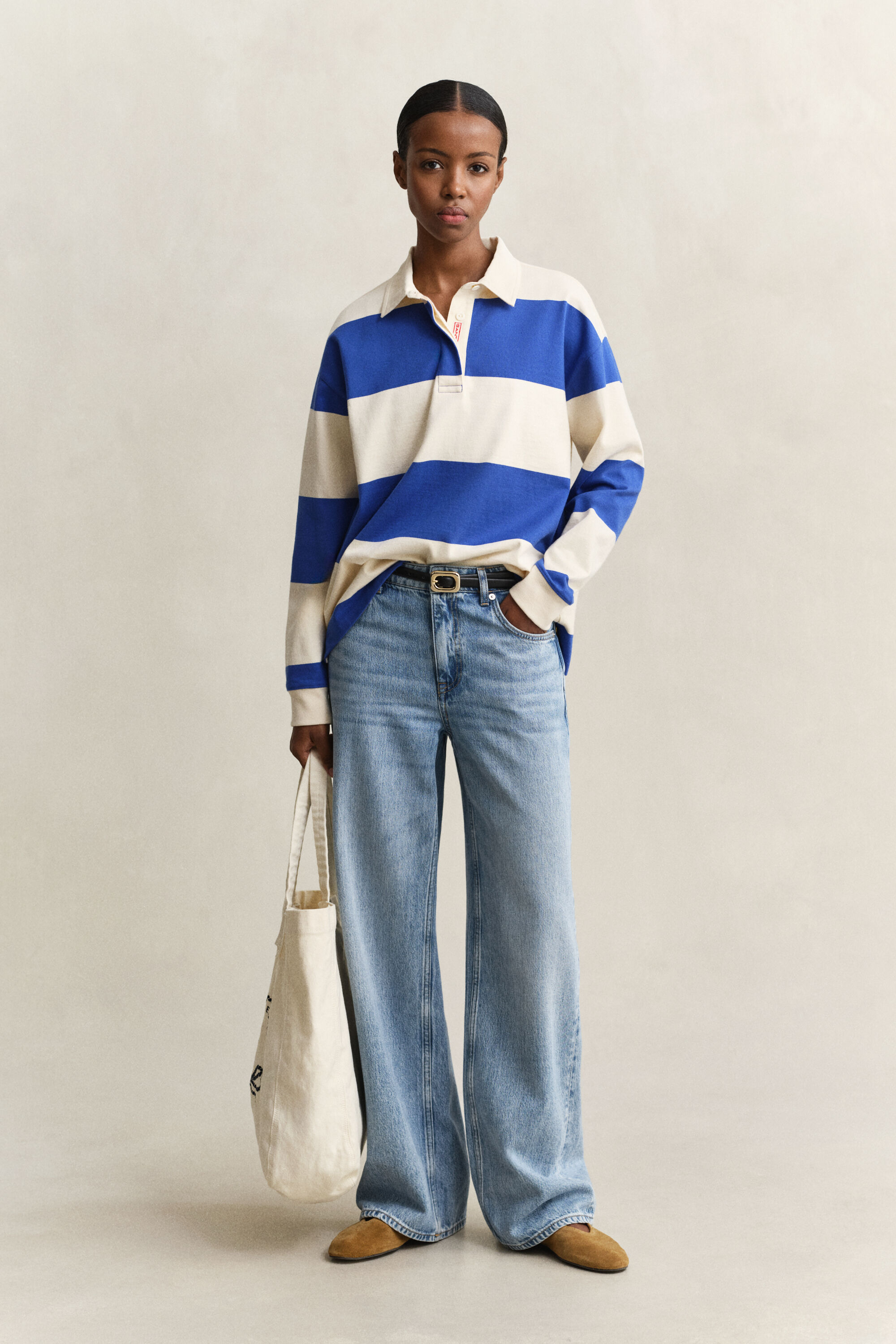 Striped Cotton Heavy Rugger