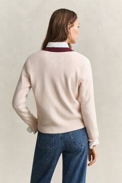 Contrast Cardigan — REFINED PINK 2