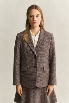 Houndstooth Blazer — FADED TAUPE 5
