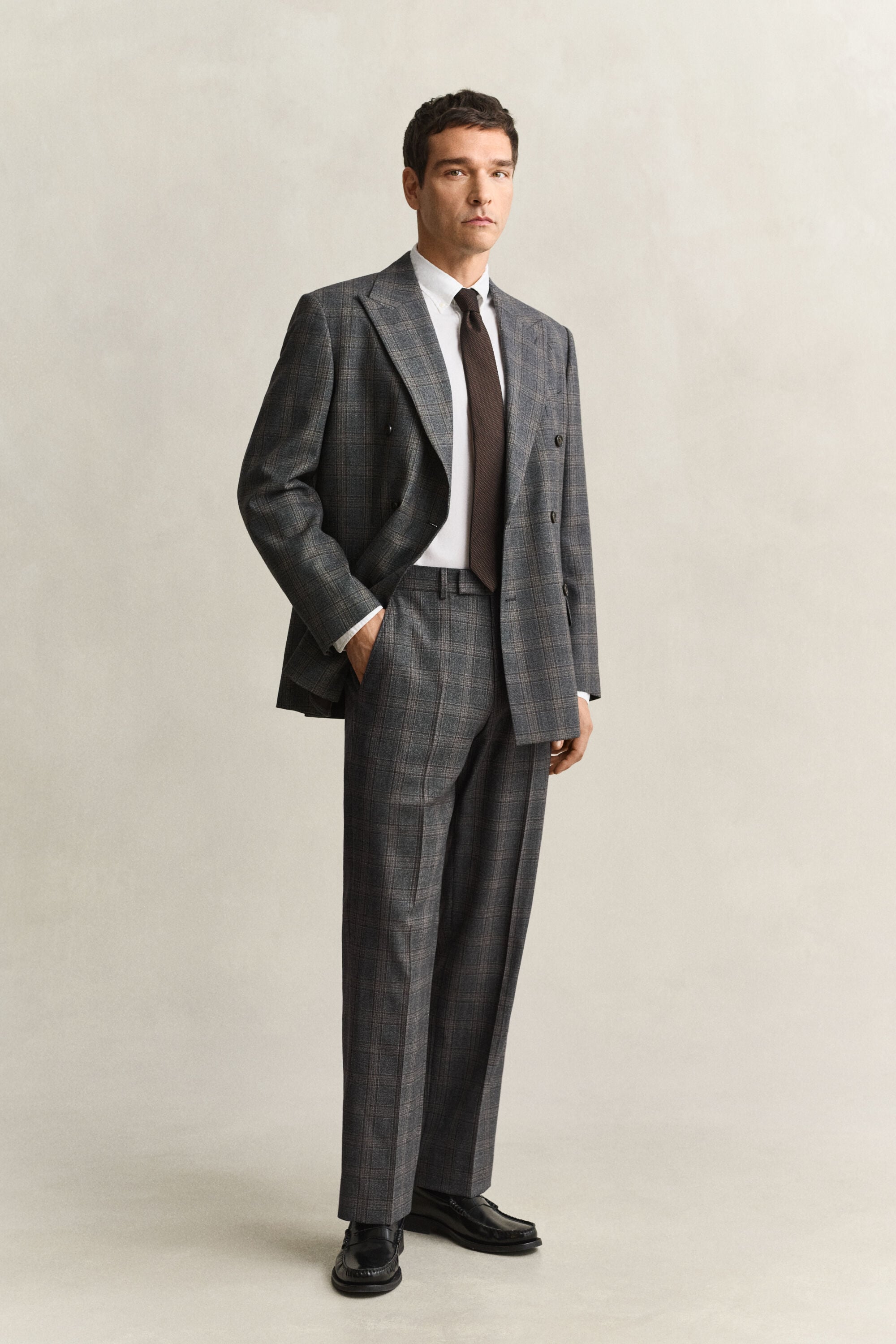 Glen Check Suit Jacket